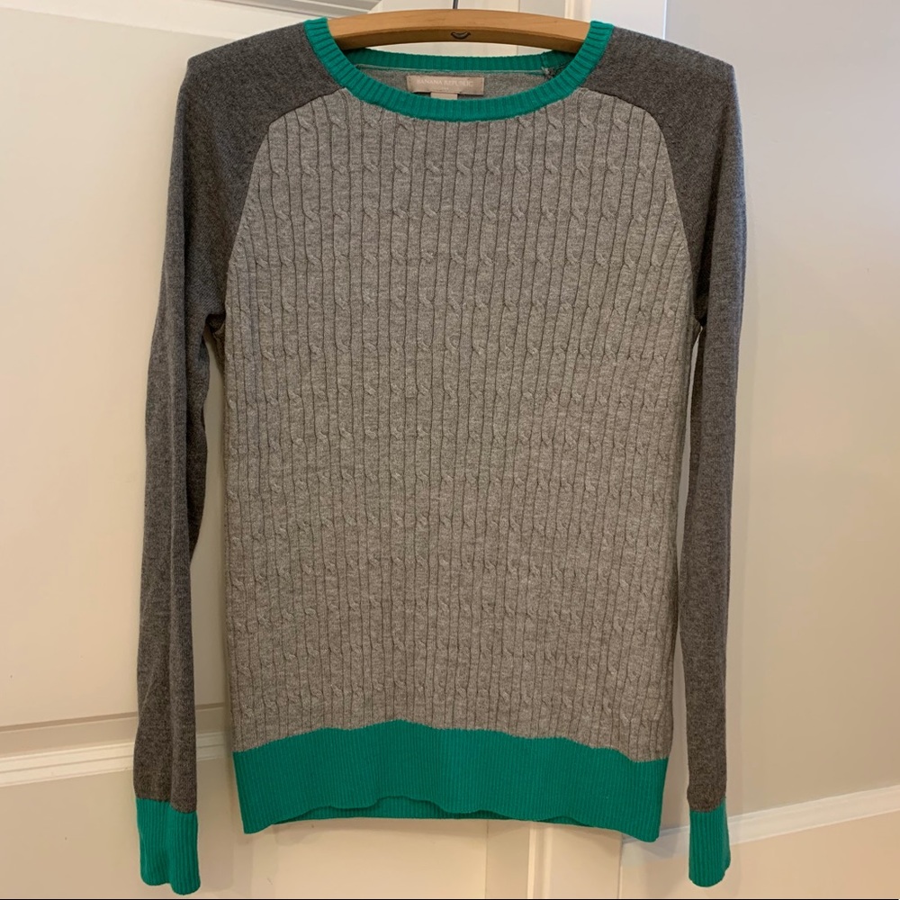 Banana Republic Factory P M Raglan Cotton Sweater